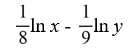 <strong>Write the expression as a single logarithm. </strong> A) ln B) ln C) ln D)