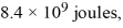 <strong>If a seismologist records the energy of P waves as 4.1 × joules and the energy of S waves as what is the total energy? What would the combined effect be on the Richter scale?</strong> A) B) C) D)