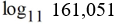 Evaluate the logarithm exactly.   A)  1 B)  11 C)  5 D)  undefined