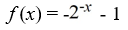 Use transformation to find the y-intercept and horizontal asymptote and to graph the exponential function.f (x) =  