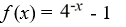 Match the graph to the exponential function.   A)    B)    C)    D)   