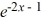 Match the graph to the exponential function.   A)  f (x)  = -   B)  f (x)  = -   C)  f (x)  =   D)  f (x)  =  