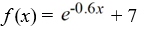 State the domain and range for the function. Express in interval notation.   