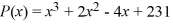 <strong>Use the rational zero theorem to list the possible rational zeros of the polynomial </strong> A) {±1/3, ±1/11, ±1/7, ±1/33, ±1/77, ±1/21, ±1/231} B) {±1, ±3, ±11, ±7} C) {±1, ±3, ±11, ±7, ±33, ±77, ±21, ±231} D) {±1/3, ±1/11, ±1/7}
