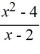 Divide the polynomials.