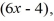 The area of a rectangle is . If the width of the rectangle is find the length.