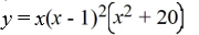 <strong>Find all the real zeros (and state their multiplicity) of the polynomial function. </strong> A) 0, 1 (multiplicity 2) B) 0, -1, (multiplicity 2) C) 1, 1, (multiplicity 2), 20 (multiplicity 2) D) 0, 1 (multiplicity 2),