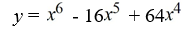 <strong>Find all the real zeros (and state their multiplicity) of the polynomial function. </strong> A) 0, 8 B) 0 (multiplicity 4), 8 (multiplicity 2) C) 8 (multiplicity 2) D) 0 (multiplicity 6), 8 (multiplicity 2)