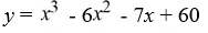 <strong>Find a polynomial of minimum degree with zeros 4, -3 and 5 (of multiplicity 2).</strong> A) B) C) D)