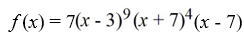 Determine if the function is a polynomial. If it is, state the degree.