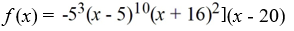 Find all the real zeros (and state their multiplicity) of the polynomial function.