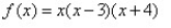 <strong>Match the polynomial function with its graph. </strong> A) B) C) D)