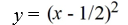 Rewrite the quadratic equation in standard form by completing the square.   A)    B)    C)    D)   