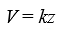 <strong>Write an equation that describes the variation. Use k as the constant of variation. V varies directly with the cube of z.</strong> A) B) C) D)