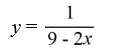 <strong>The function y = 9 - 2x is a one-to-one function. Find its inverse.</strong> A) B) C) D)