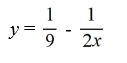 <strong>The function y = 9 - 2x is a one-to-one function. Find its inverse.</strong> A) B) C) D)