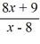<strong>The function f (x) = , x > -8 is a one-to-one function. Find its inverse.</strong> A) y = B) y = -8 C) y = - D) y =