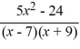 <strong>Given the functions ,find (f + g)(x).</strong> A) B) C) D)