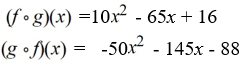 <strong>Given the functions , find </strong> A) B) C) D)