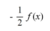 For the given graph of a function f (x)  draw the indicated function.     A)    B)    C)    D)   
