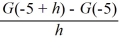 Given the function G(t)  =   - 7t + 3, evaluate   . A)  h + 17 B)  h - 17 C)  h D)  h - 12