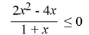 Solve the rational inequality and graph the solution on the real number line.  <div style=padding-top: 35px> 