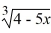 <strong>Solve the radical equation.   = -3</strong> A) {31/5} B) {-31/5} C) {5/5} D) {-5/5} <div style=padding-top: 35px> 
