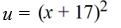 Introduce a u - substitution that transforms the equation to quadratic form. Do not solve.   A)    B)    C)    D)   