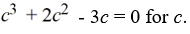 Solve   A)  {0, 1, -3} B)  {0, -1, 3} C)  {1, -3} D)  no solution