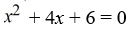 Determine the discriminant:   A)    B)  -8 C)  8 D)  -8i