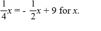 Solve   A)    B)    C)    D)   