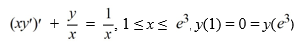 Consider the boundary value problem   What is the eigenfunction expansion of the solution y(x)  of this boundary value problem? A)   B)   C)   D)  