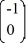 Consider the linear system   =   x. Identify which two of the following are fundamental solution vectors for this system. A)    B)    C)    D)    E)    F)   
