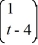 Consider the linear system   =   x. Identify which two of the following are fundamental solution vectors for this system. A)    B)    C)    D)    E)    F)   