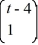 Consider the linear system   =   x. Identify which two of the following are fundamental solution vectors for this system. A)    B)    C)    D)    E)    F)   