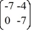 Consider the linear system   =   x. The origin is a ________. A)  spiral sink B)  center C)  spiral source D)  nodal sink E)  saddle point F)  degenerate node G)  nodal source