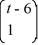 Consider the linear system   =   x. Identify which two of the following are fundamental solution vectors for this system. A)    B)    C)    D)    E)    F)   