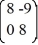 Consider the linear system   =   x. The origin is a ________. A)  spiral sink B)  center C)  spiral source D)  nodal sink E)  saddle point F)  degenerate node G)  nodal source