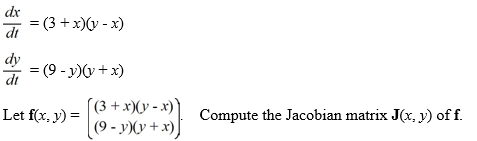 Consider the following nonlinear system:   