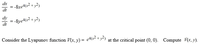 Consider the following nonlinear system:   