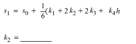  The velocity (measured in meters per second)  of an air-dropped container of food and supplies affixed to a parachute is described by the function v(t)  = 57.2 tanh(0.12t) , t  \ge  3.0, where t is measured in seconds. You are interested in approximating the vertical distance s(t)  traveled by the package by time t = 3.05 seconds.Using a step size of h = 0.05 seconds, compute the vertical distance traveled in the first 3.05 seconds.   A)  57.2 tanh(0.12 × (3.0 + 0.05) )  B)  57.2 tanh   C)    tanh(3.0 + 0.05)  D)  57.2 tanh   E)    tanh   
