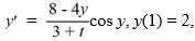 Given the initial value problem   how many steps n are needed for the Euler method to find an approximation for y(4.6) using a step size of h = 0.06? n = ________