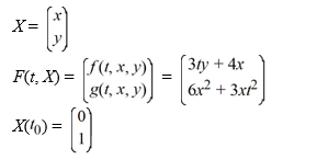 <strong>Consider the system of initial value problems given by   This problem can be expressed using matrix notation as   Where   When using the Euler method with h = 0.05, what are the values of   when using the Euler method?</strong> A)  B)  C)  D)  <div style=padding-top: 35px> 