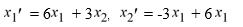 Consider this system of first-order differential equations:   Transform this system into a second-order differential equation whose solution is X<sub>2</sub> . A)    x_{2}^{\prime \prime}+12 x_{2}^{\prime}-45 x_{2}=0   B)    x_{2}^{\prime \prime}-12 x_{2}^{\prime}+45 x_{2}=0   C)    x_{2}^{\prime \prime}-12 x_{2}^{\prime}+2025 x_{2}=0   D)    x_{2}^{\prime \prime}+12 x_{2}^{\prime}-2025 x_{2}=0 