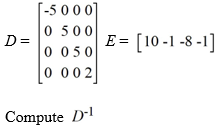 Consider these matrices:   