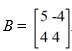 Consider the matrix   Compute B<sup>-1</sup>