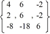 Consider this set of vectors:   Which of these statements is true? A)  The vectors in this set are linearly independent. B)  The vectors in this set are linearly dependent. C)  The system Ax = 0, where A =   , has only the solution x = 0. D)  The system Ax = 0, where A =   , is inconsistent.