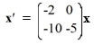  Consider the first-order homogeneous system of linear differential equations   Which of these is the general solution of the system? Here, C<sub>1</sub> and C<sub>2</sub> are arbitrary real constants. A)    \mathbf{x}(t) =C_{1}\left(\begin{array}{l}3 \\ -10\end{array}\right)  e^{-2 t}+C_{2}\left(\begin{array}{l}0 \\ 1\end{array}\right)  e^{-5 t}   B)    \mathbf{x}(t) =C_{1}\left(\begin{array}{l}3 \\ -10\end{array}\right)  e^{-2 t}+C_{2}\left(\begin{array}{c}0 \\ -1\end{array}\right)  e^{5 t}   C)    \mathbf{x}(t) =C_{1}\left(\begin{array}{l}3 \\ -10\end{array}\right)  e^{-2 t}+C_{2}\left(\begin{array}{l}-10 \\ -3\end{array}\right)  e^{2 t}   D)    \mathbf{x}(t) =C_{1}\left(\begin{array}{l}-1 \\ 0\end{array}\right)  e^{5 t}+C_{2}\left(\begin{array}{l}3 \\ -10\end{array}\right)  e^{-2 t}   E)    \mathbf{x}(t) =C_{1}\left(\begin{array}{l}0 \\ 1\end{array}\right)  e^{-5 t}+C_{2}\left(\begin{array}{l}-10 \\ -3\end{array}\right)  e^{2 t} 