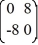 Consider the first-order homogeneous system of linear differential equations   =   x Which of these are eigenvalues for this system? Select all that apply. A)  -8 B)  8 C)  0 D)  8i E)  -8i F)  64 G)  -64