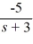 Compute the Laplace transform of f(t)  = 6t - 5   . A)    +   , s > 3 B)    +   , s > -3 C)    +   , s > 3 D)    +   , s > -3